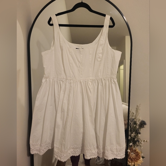 J. Crew Fit and Flare Dress with Rickrack Trim - Picture 2 of 12